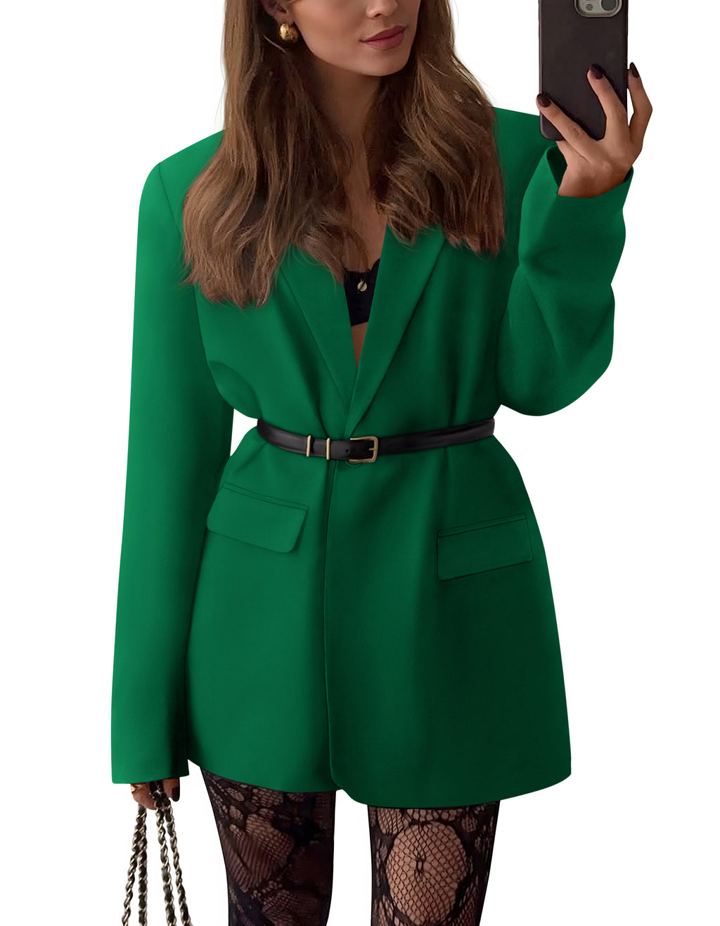 BTFBM Blazers for Women 2026 Spring Business Casual Clothes Open Front Oversized Winter Coats Work Office Suit Jackets