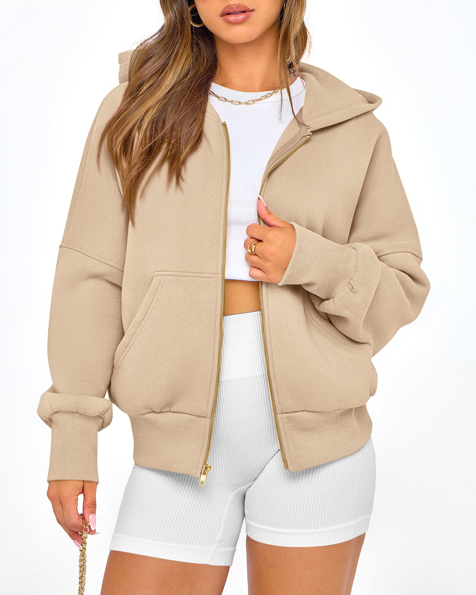 BTFBM Hoodies For Women Spring Clothing 2026 Long Sleeve Zip Up Fleece Fashion Sweatshirts Jacket Y2K Hoodie Fall Fashion