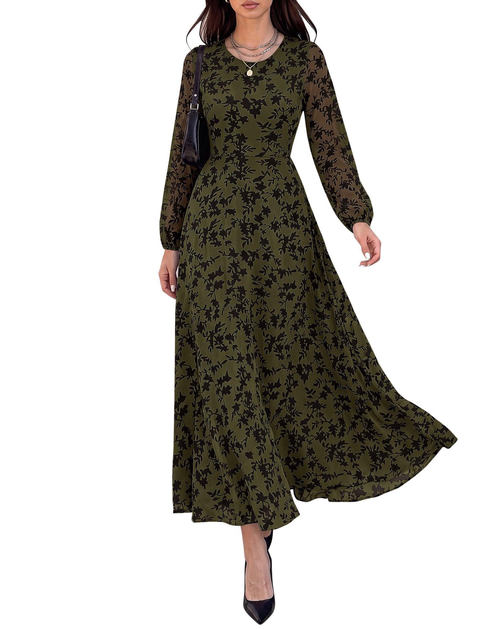 BTFBM Fall Wedding Guest Dress for Women Formal Floral Maxi Homecoming Dresses Cocktail Prom Fashion Clothing