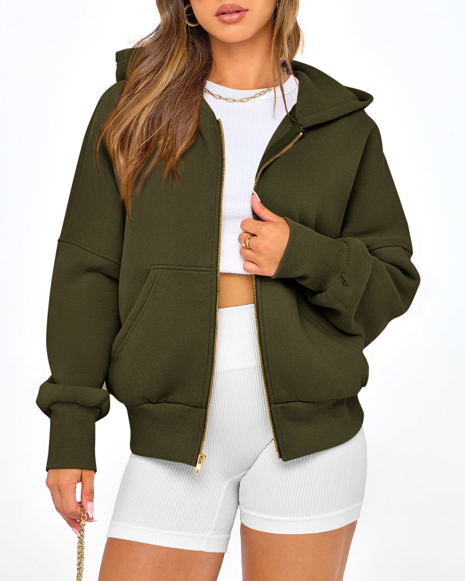 BTFBM Hoodies For Women Spring Clothing 2026 Long Sleeve Zip Up Fleece Fashion Sweatshirts Jacket Y2K Hoodie Fall Fashion