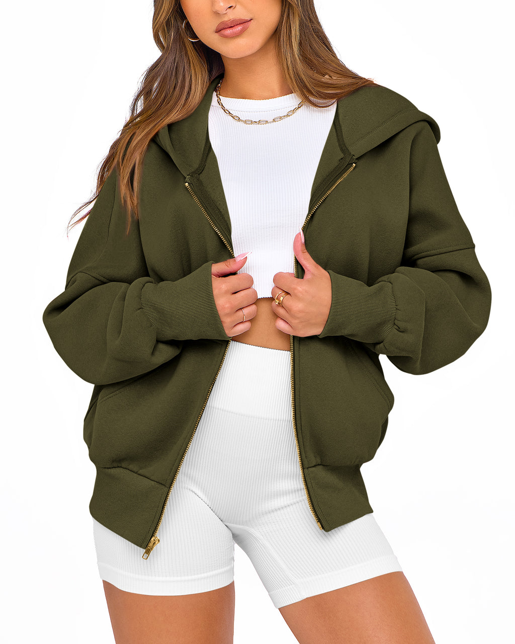 BTFBM Hoodies For Women Spring Clothing 2026 Long Sleeve Zip Up Fleece Fashion Sweatshirts Jacket Y2K Hoodie Fall Fashion