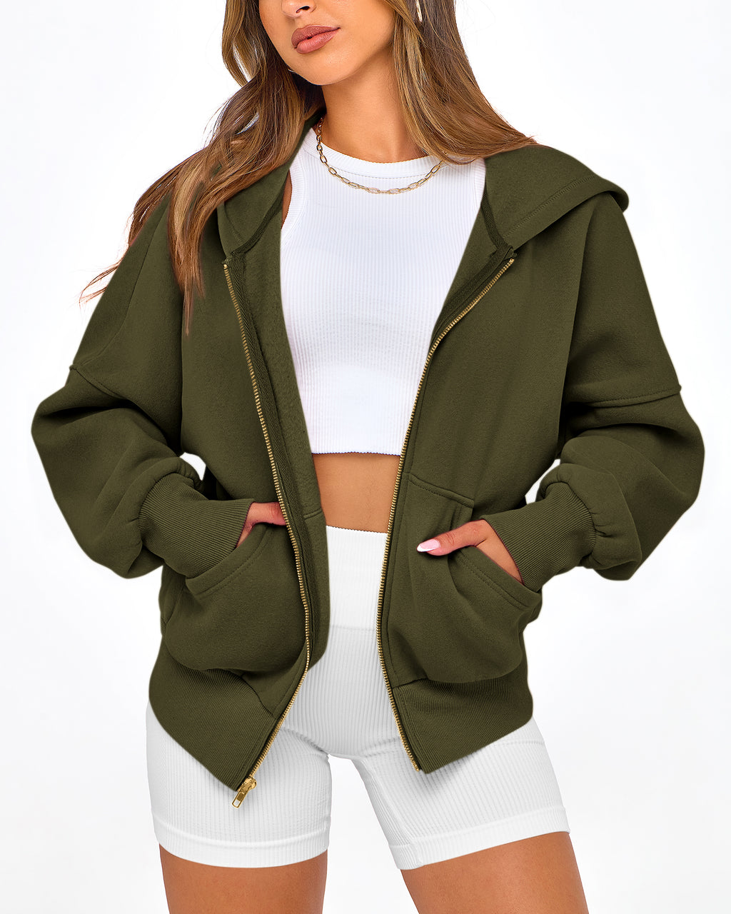 BTFBM Hoodies For Women Spring Clothing 2026 Long Sleeve Zip Up Fleece Fashion Sweatshirts Jacket Y2K Hoodie Fall Fashion