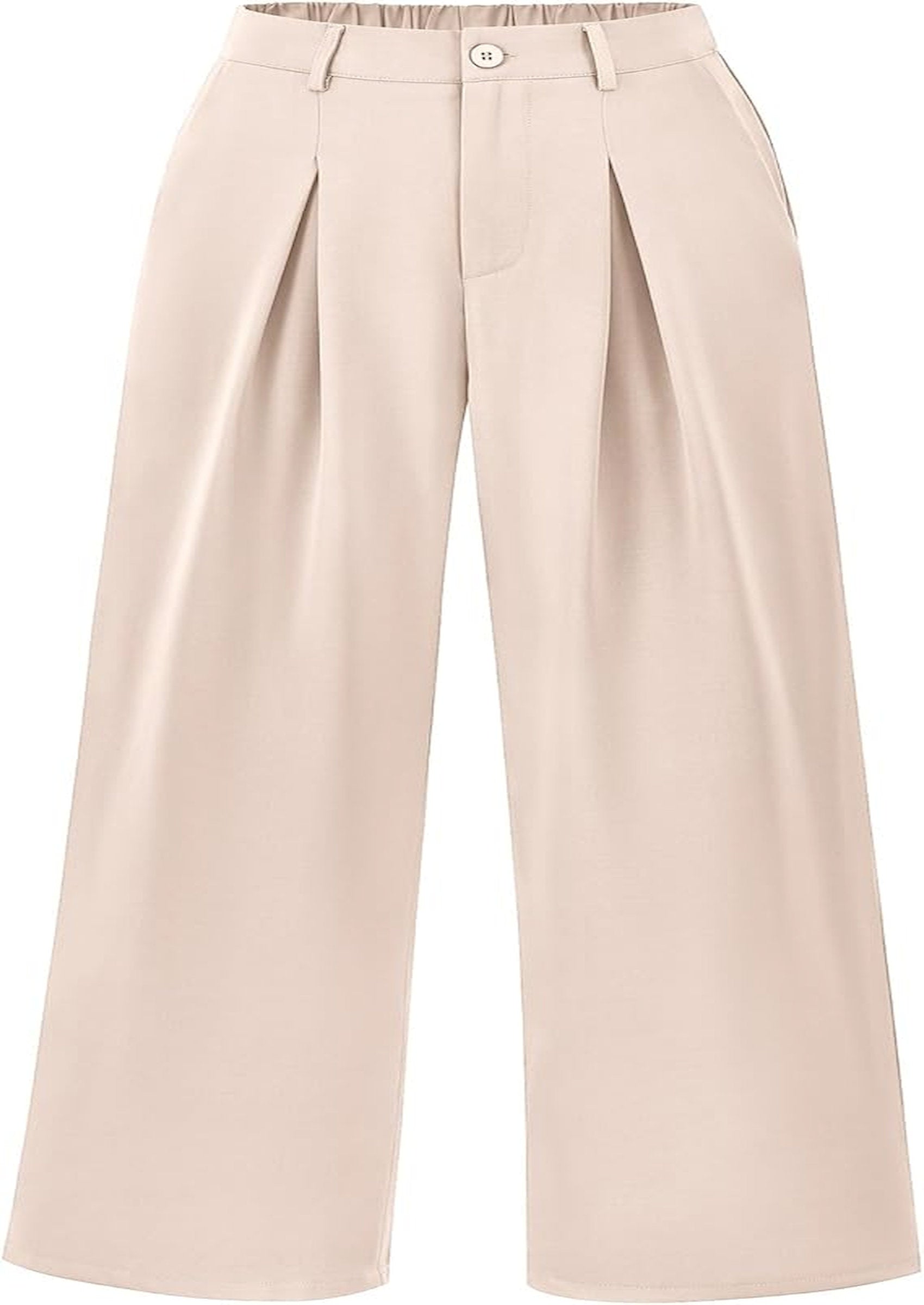 BTFBM Women High Waist Palazzo Pants Summer 2026 Casual Wide Leg Trousers Loose Work Office Business Suit Pant Pockets