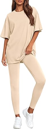 BTFBM Two Piece Lounge Set Women 2026 Spring Casual Oversized Shirts Leggings Matching Workout Airport Travel Outfits