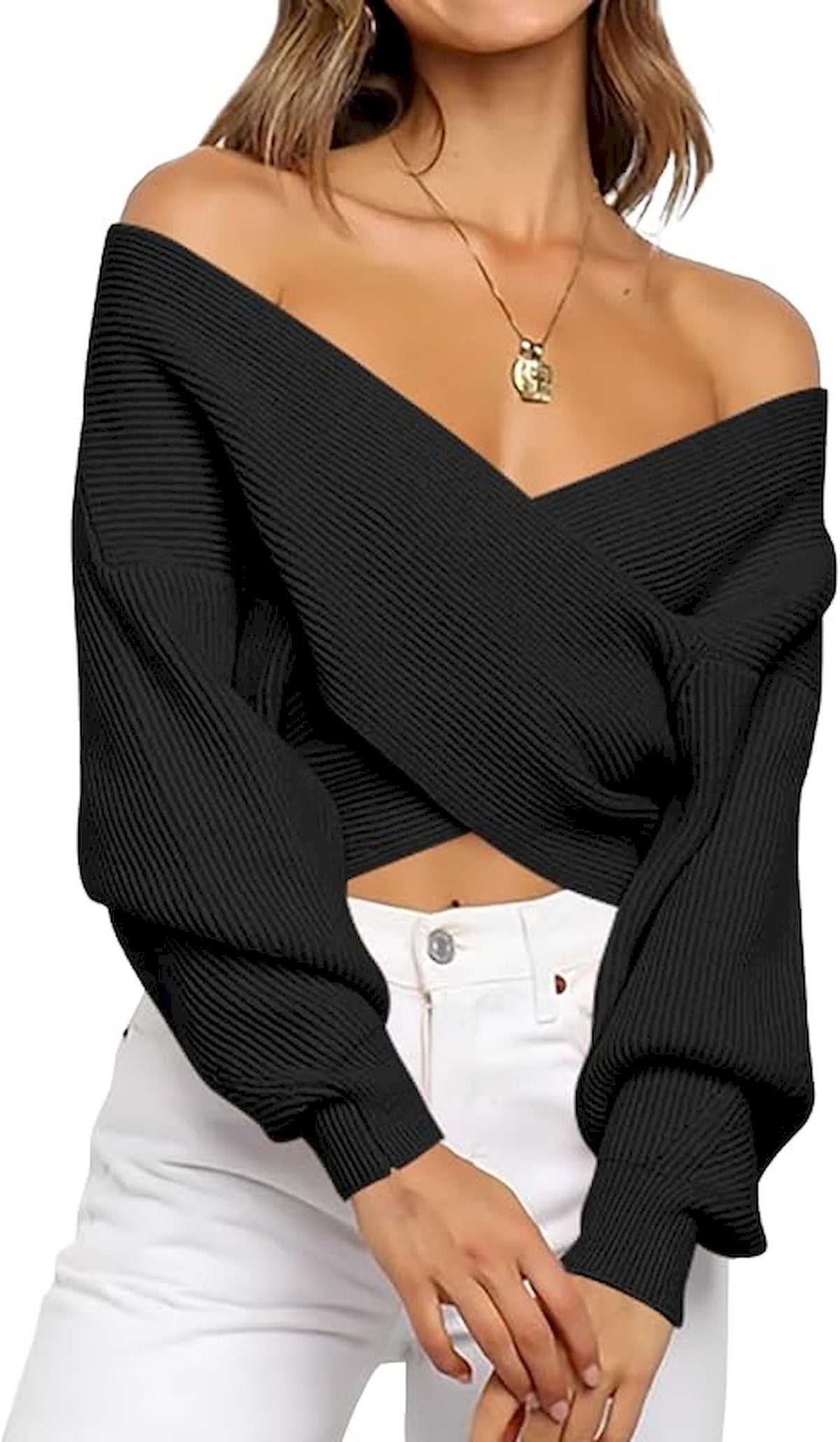 BTFBM Off The Shoulder Fall Sweaters for Women