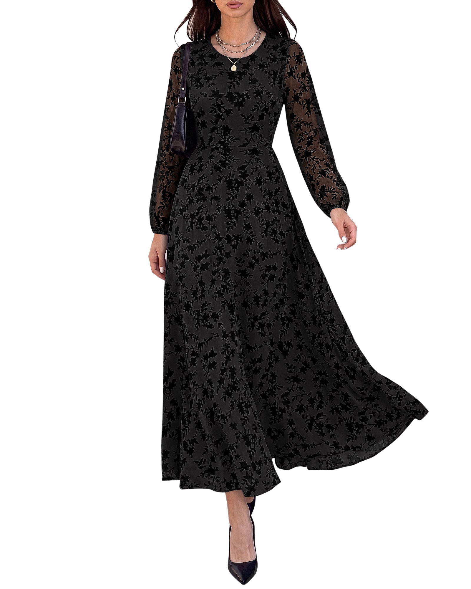 BTFBM Fall Wedding Guest Dress for Women Formal Floral Maxi Homecoming Dresses Cocktail Prom Fashion Clothing