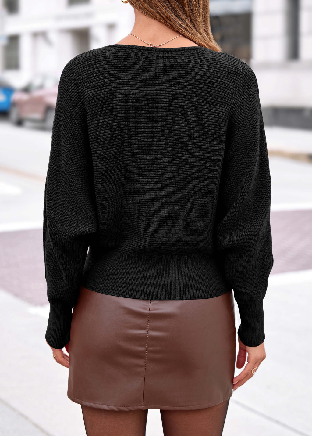 BTFBM Wrap Cross Ribbed Knit Cropped Sweaters for Women 2026 | V Neck Cozy Sweater With Safe Snap,Long Sleeve Fall Clothes Winter Clothing,Holiday Outfits Christmas Thanksgiving Halloween