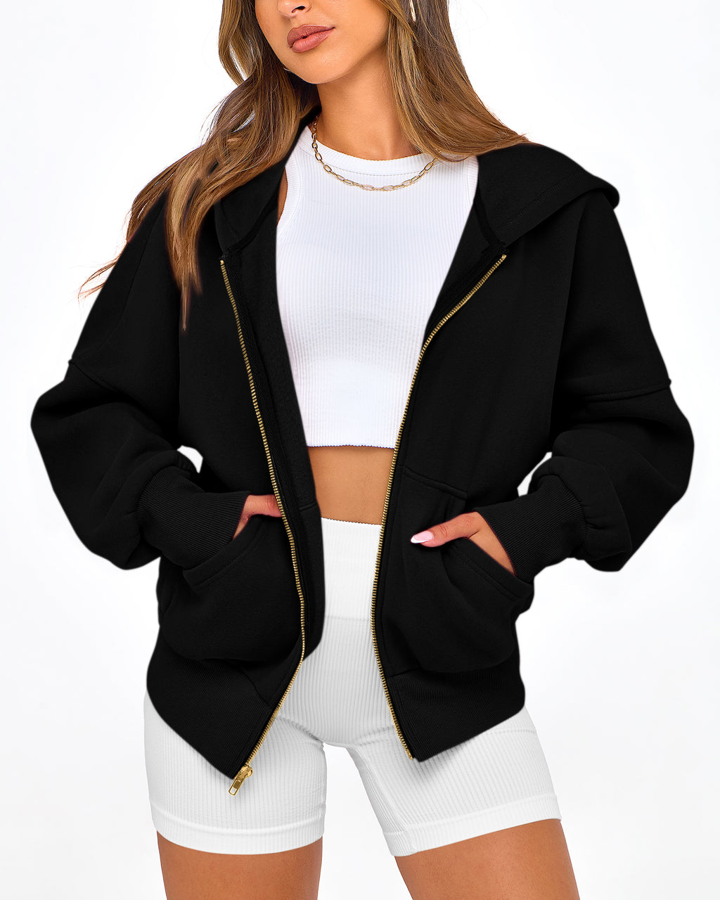 BTFBM Hoodies For Women Spring Clothing 2026 Long Sleeve Zip Up Fleece Fashion Sweatshirts Jacket Y2K Hoodie Fall Fashion