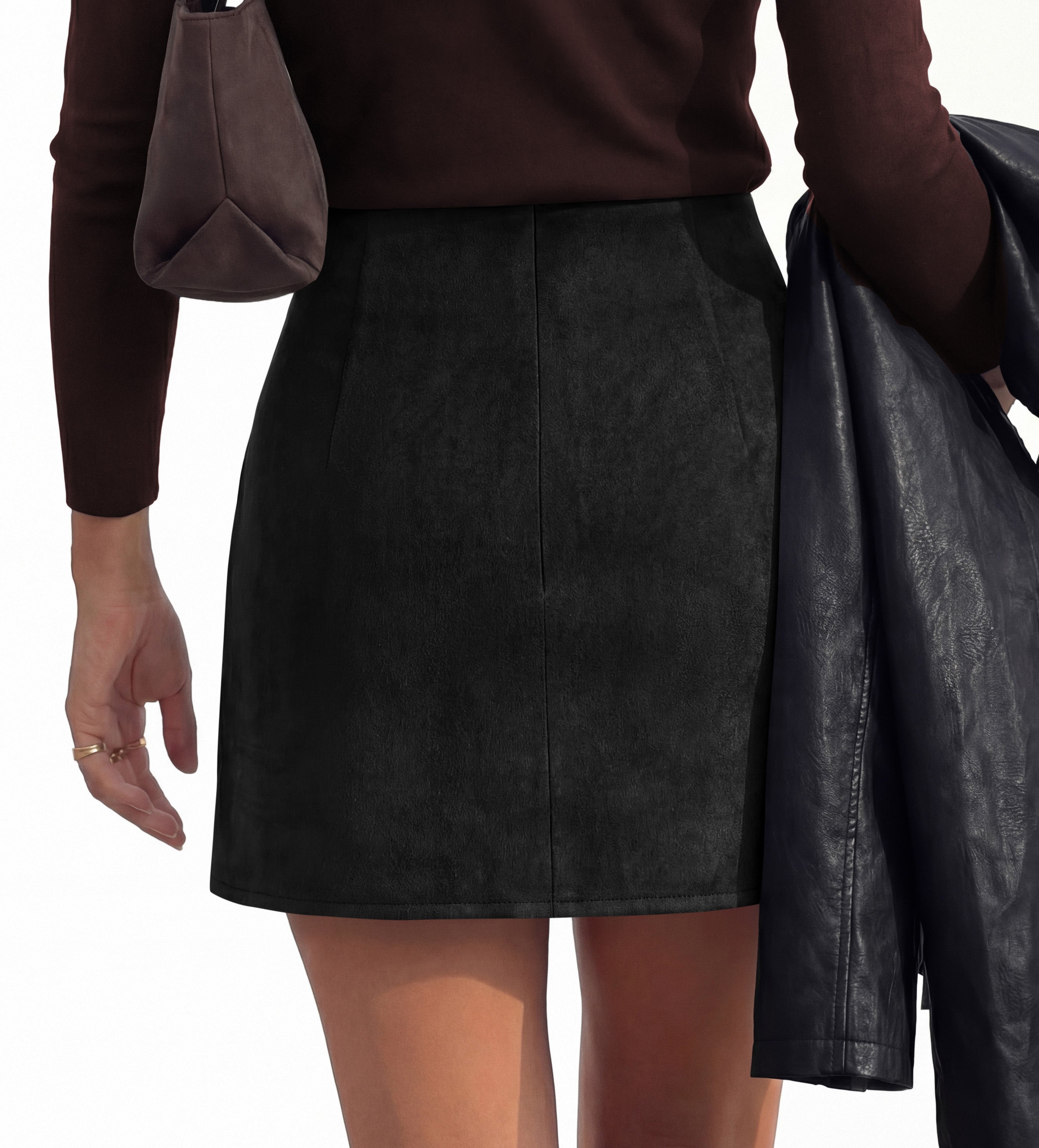 BTFBM Faux Suede Mini Skirts for Women Ruched Wrap Skorts | Elastic High Waisted Skirt With Shorts Underneath, Cute Boho Skort, Holiday Western Concert Outfits, Trendy Winter Fall 2026