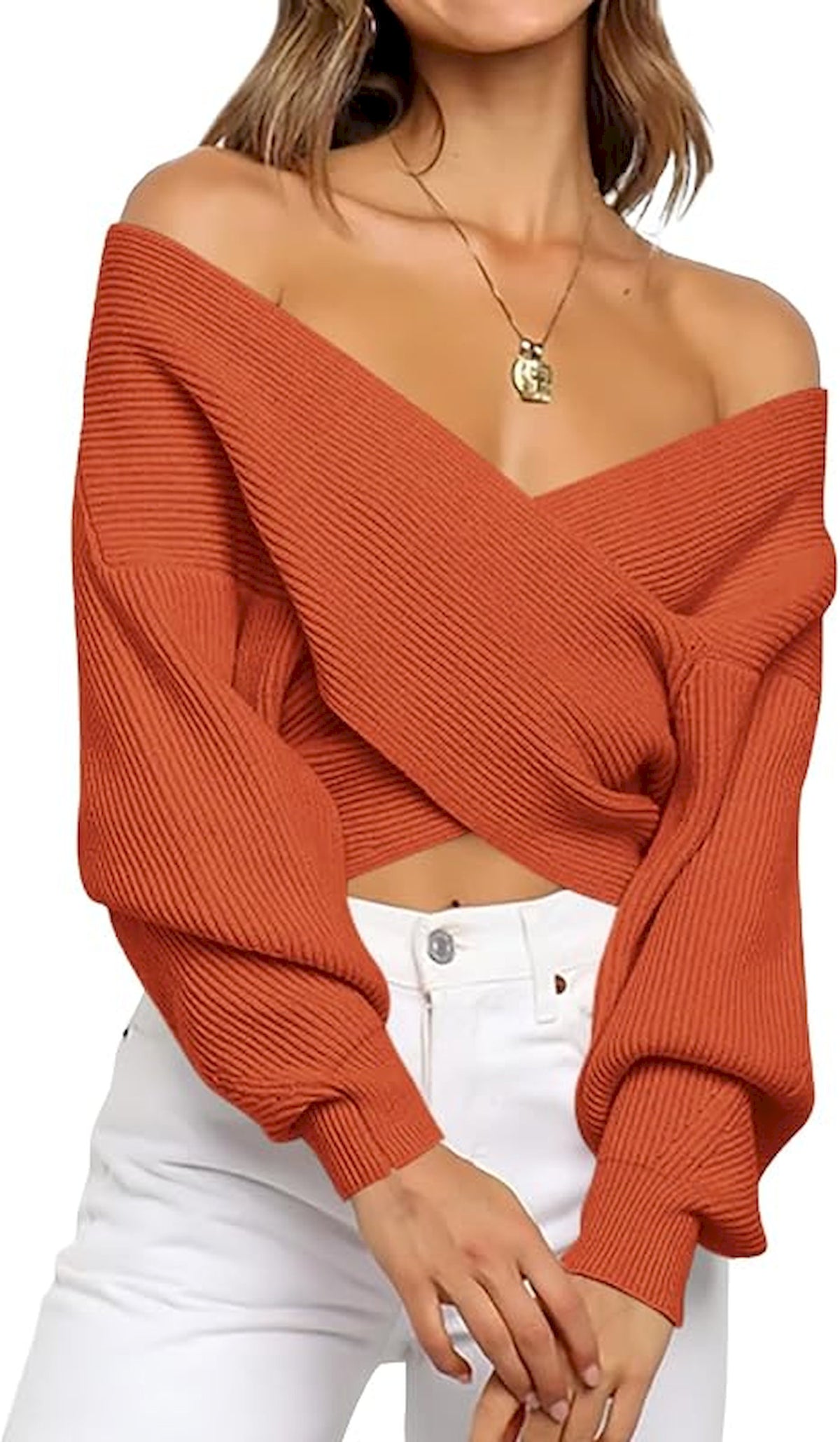 BTFBM Off The Shoulder Fall Sweaters for Women