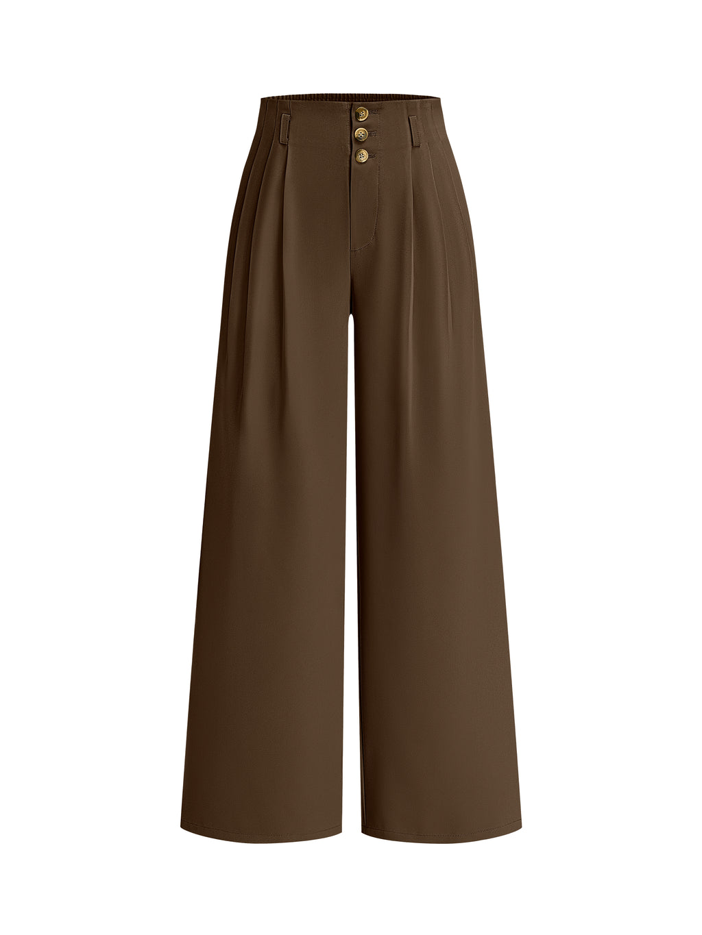 BTFBM Wide Leg Dress Pants Women Business Casual Outfits | Elastic High Waisted Palazzo Pants, Button Zip Up Closure, Pleated Office Work Trousers With Pockets, Fall Fashion 2026