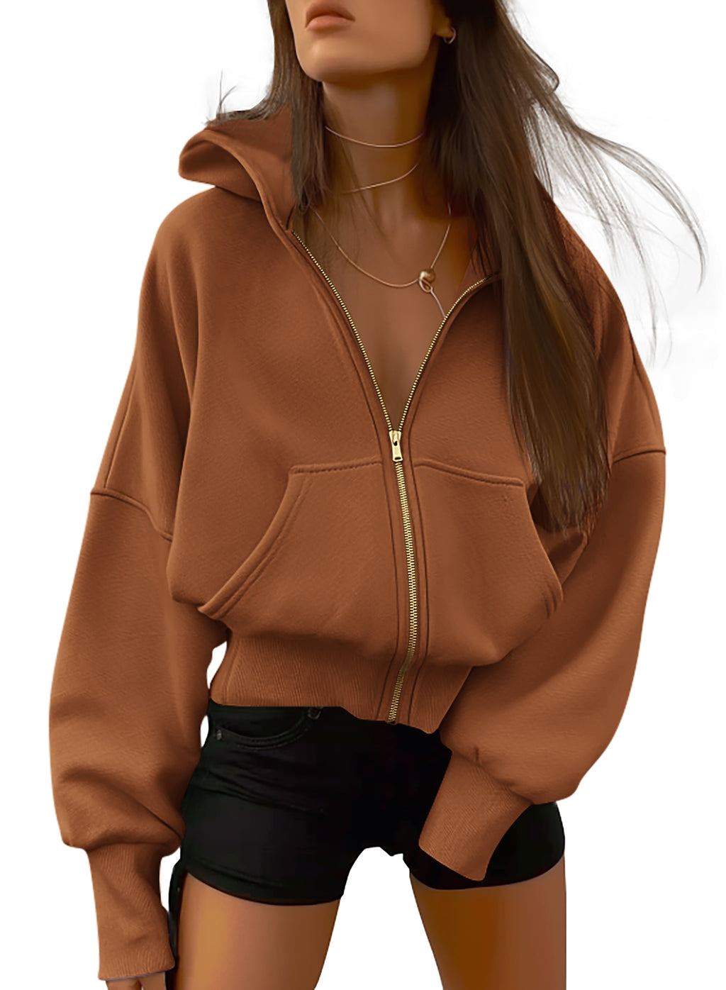 BTFBM Hoodies For Women Spring Clothing 2026 Long Sleeve Zip Up Fleece Fashion Sweatshirts Jacket Y2K Hoodie Fall Fashion