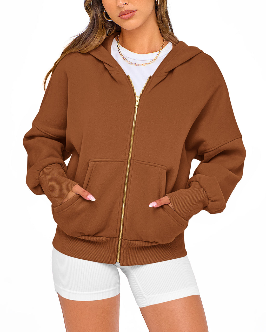 BTFBM Hoodies For Women Spring Clothing 2026 Long Sleeve Zip Up Fleece Fashion Sweatshirts Jacket Y2K Hoodie Fall Fashion