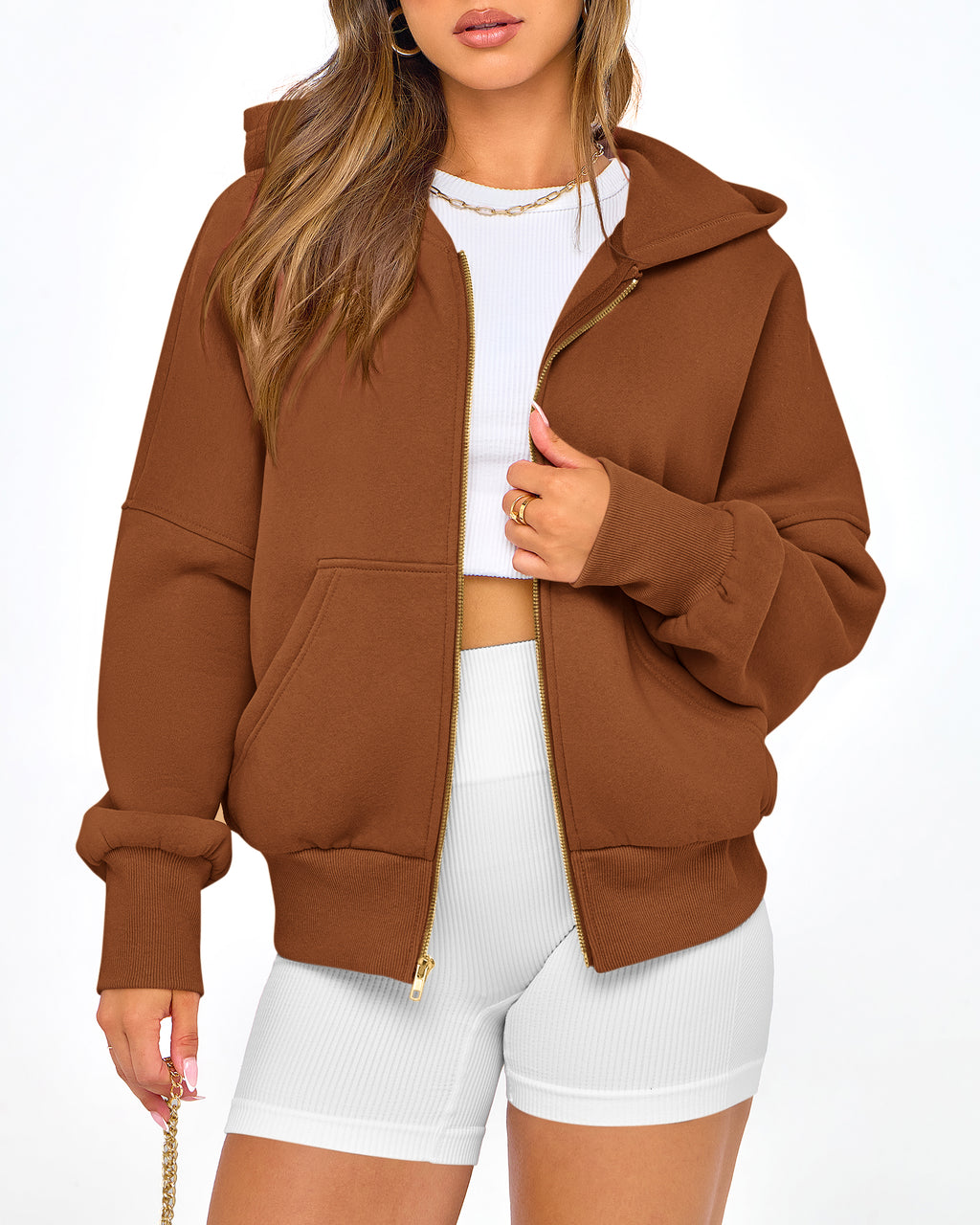 BTFBM Hoodies For Women Spring Clothing 2026 Long Sleeve Zip Up Fleece Fashion Sweatshirts Jacket Y2K Hoodie Fall Fashion