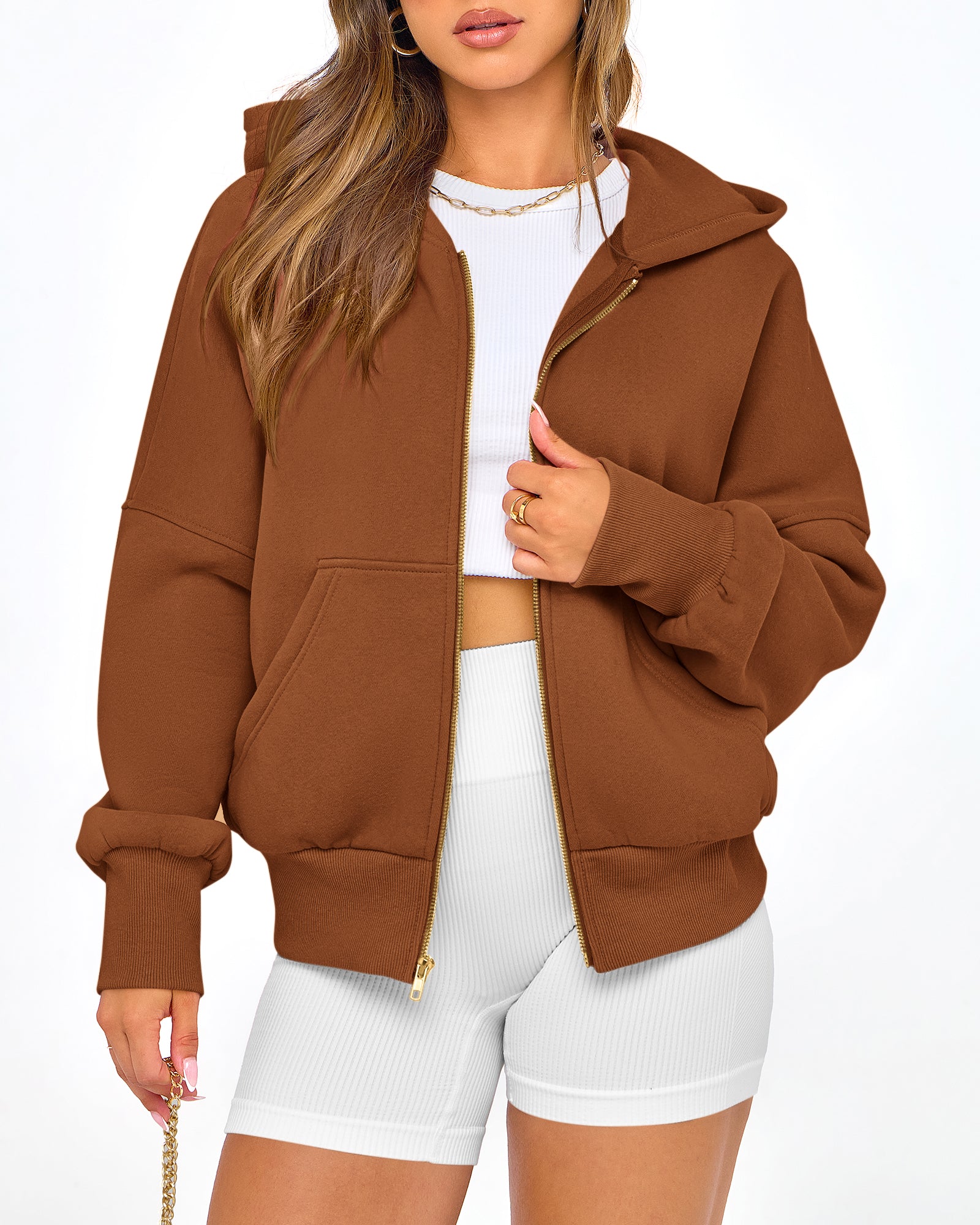 BTFBM Hoodies For Women Spring Clothing 2026 Long Sleeve Zip Up Fleece Fashion Sweatshirts Jacket Y2K Hoodie Fall Fashion