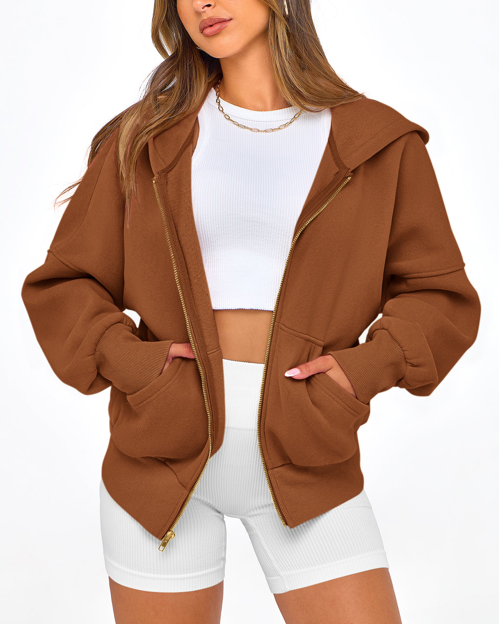 BTFBM Hoodies For Women Spring Clothing 2026 Long Sleeve Zip Up Fleece Fashion Sweatshirts Jacket Y2K Hoodie Fall Fashion