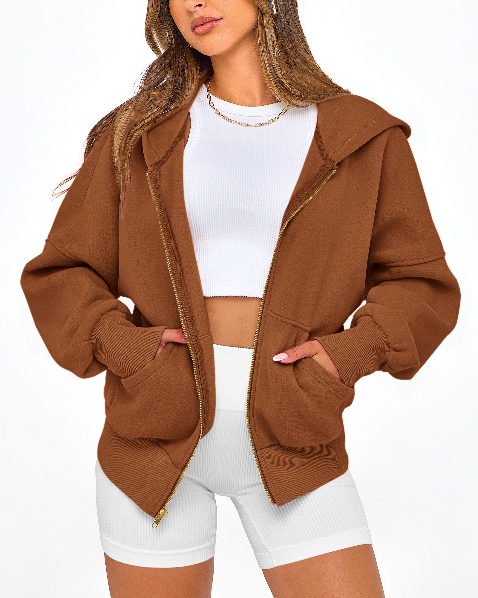 BTFBM Hoodies For Women Spring Clothing 2026 Long Sleeve Zip Up Fleece Fashion Sweatshirts Jacket Y2K Hoodie Fall Fashion