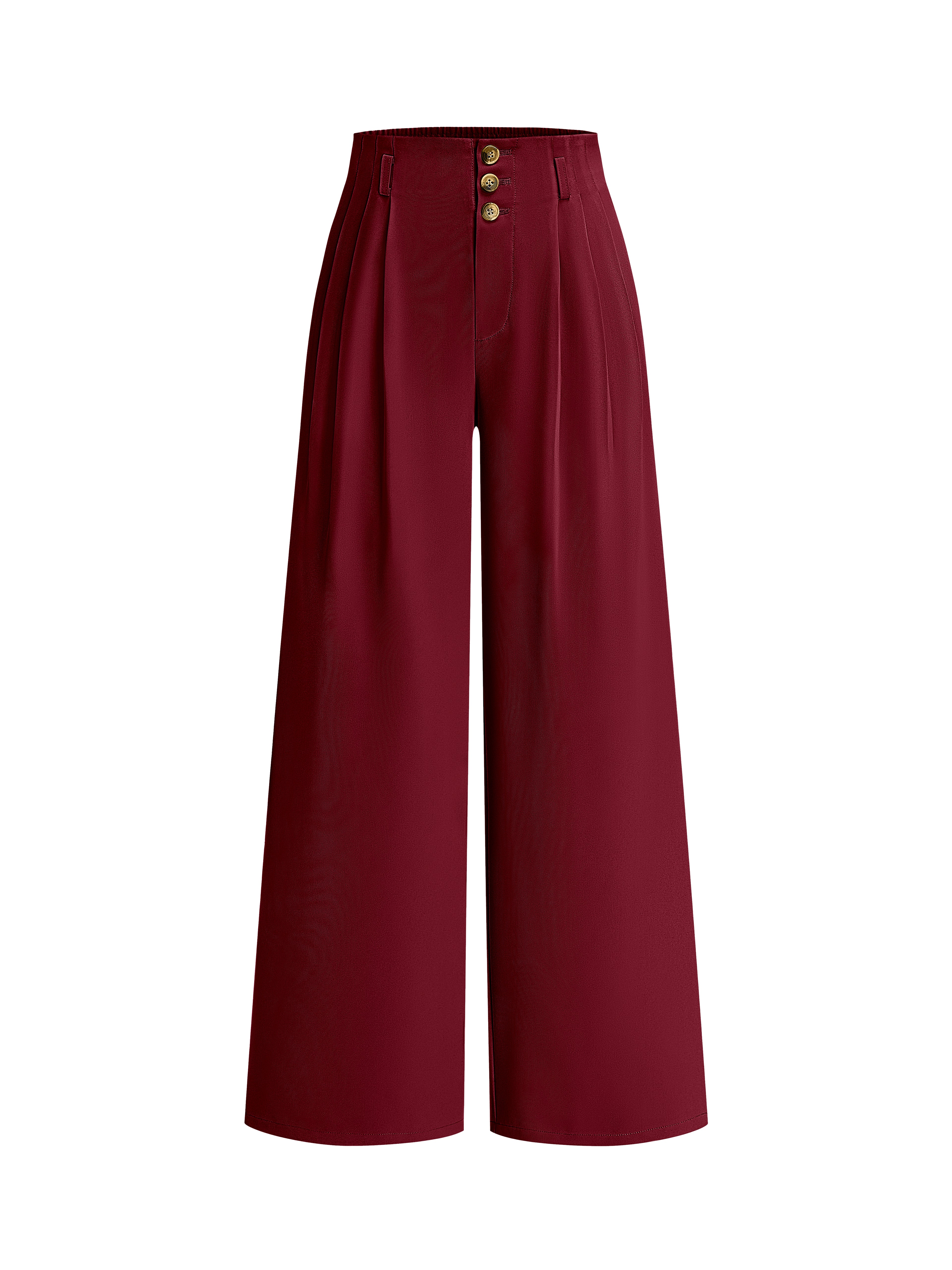 BTFBM Wide Leg Dress Pants Women Business Casual Outfits | Elastic High Waisted Palazzo Pants, Button Zip Up Closure, Pleated Office Work Trousers With Pockets, Fall Fashion 2026