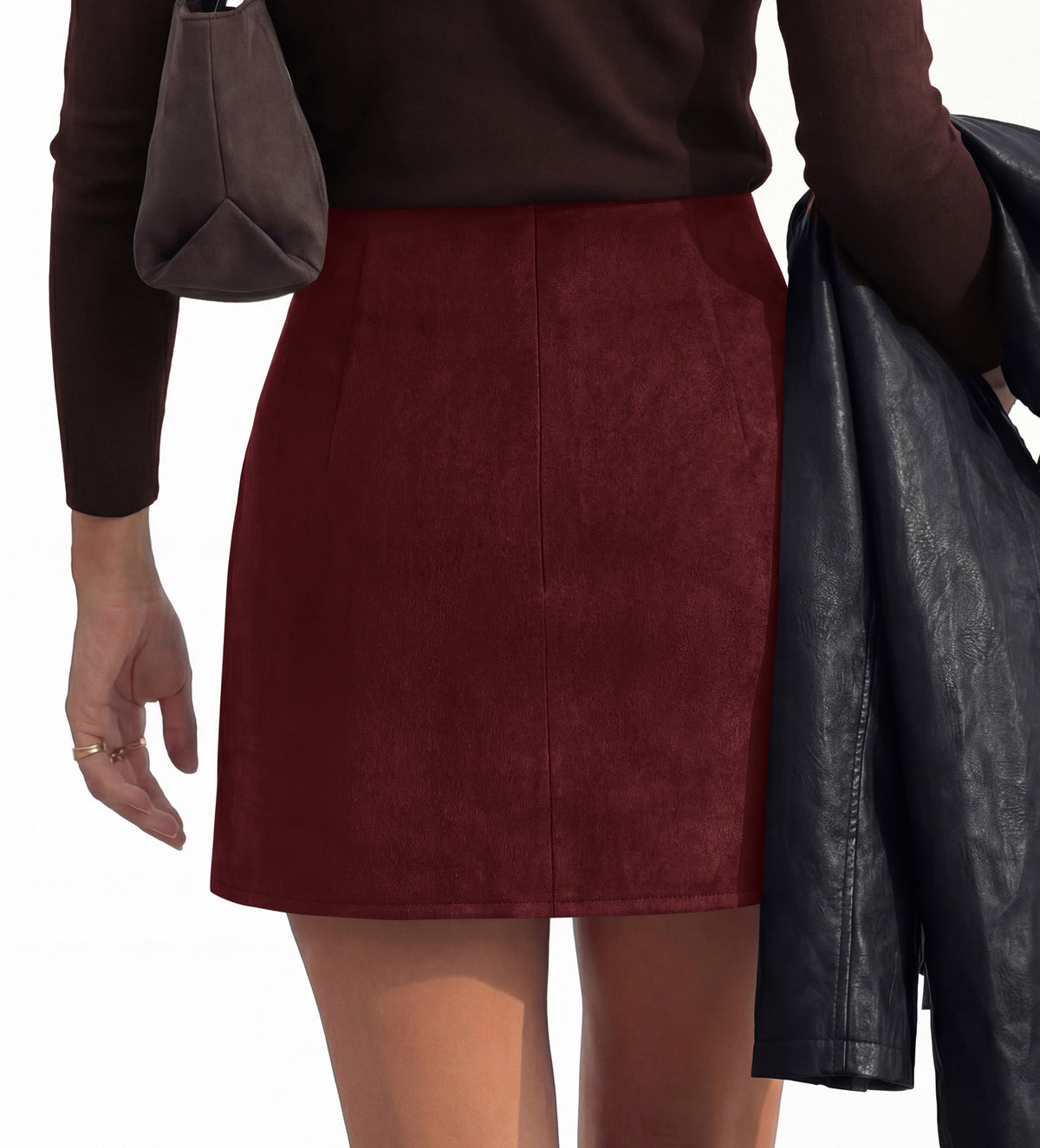 BTFBM Faux Suede Mini Skirts for Women Ruched Wrap Skorts | Elastic High Waisted Skirt With Shorts Underneath, Cute Boho Skort, Holiday Western Concert Outfits, Trendy Winter Fall 2026