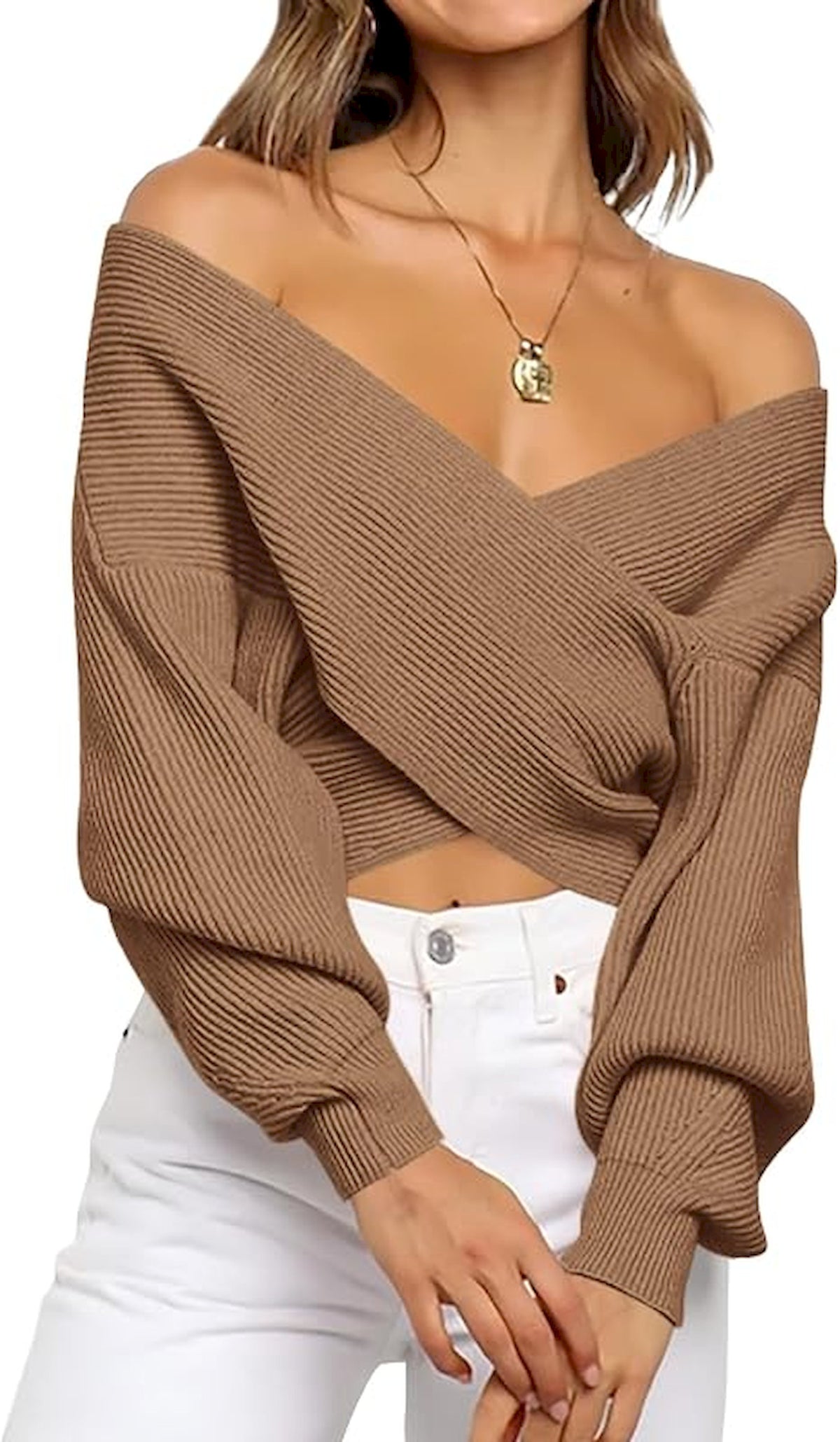 BTFBM Off The Shoulder Fall Sweaters for Women