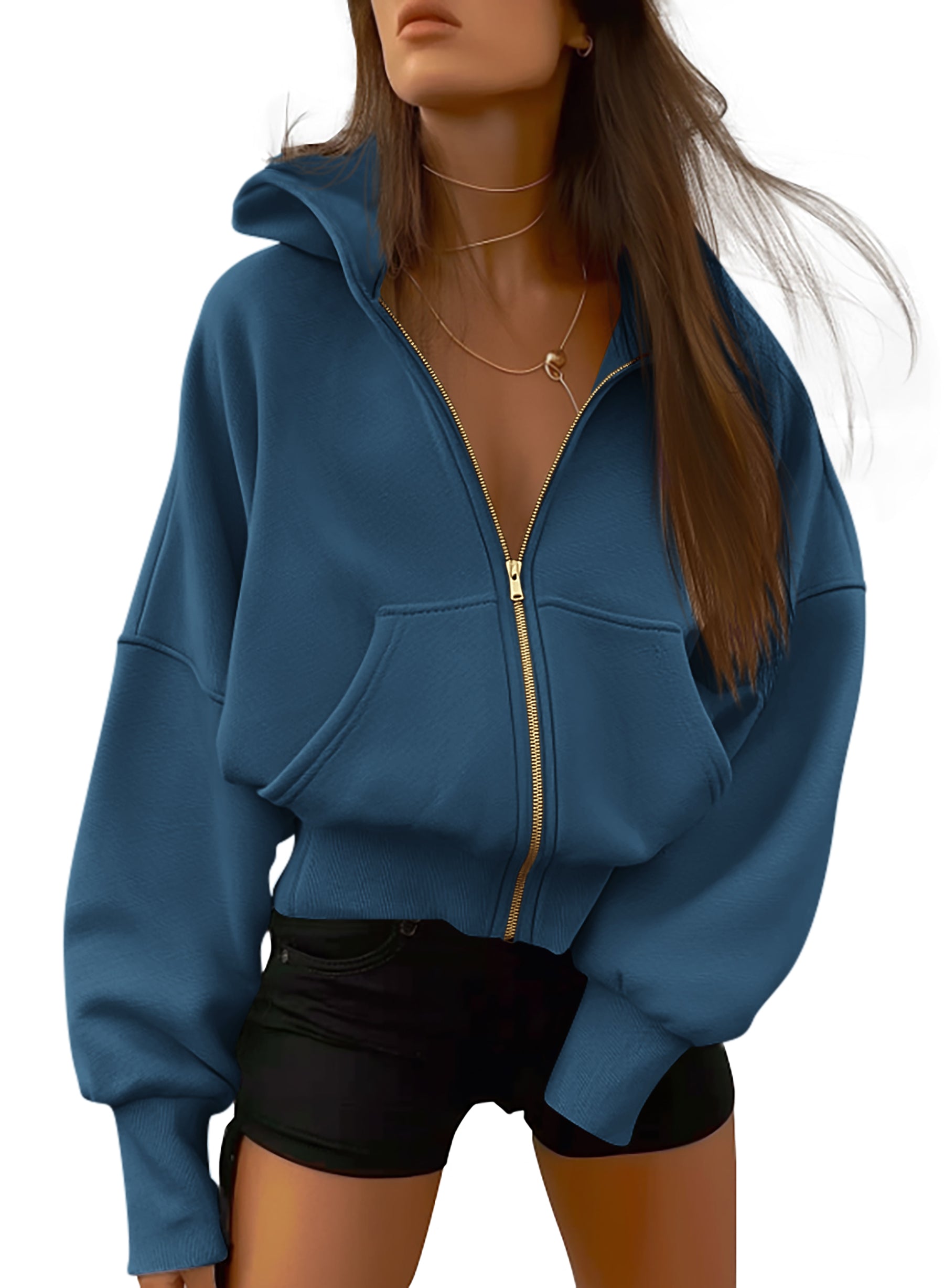 BTFBM Hoodies For Women Spring Clothing 2026 Long Sleeve Zip Up Fleece Fashion Sweatshirts Jacket Y2K Hoodie Fall Fashion