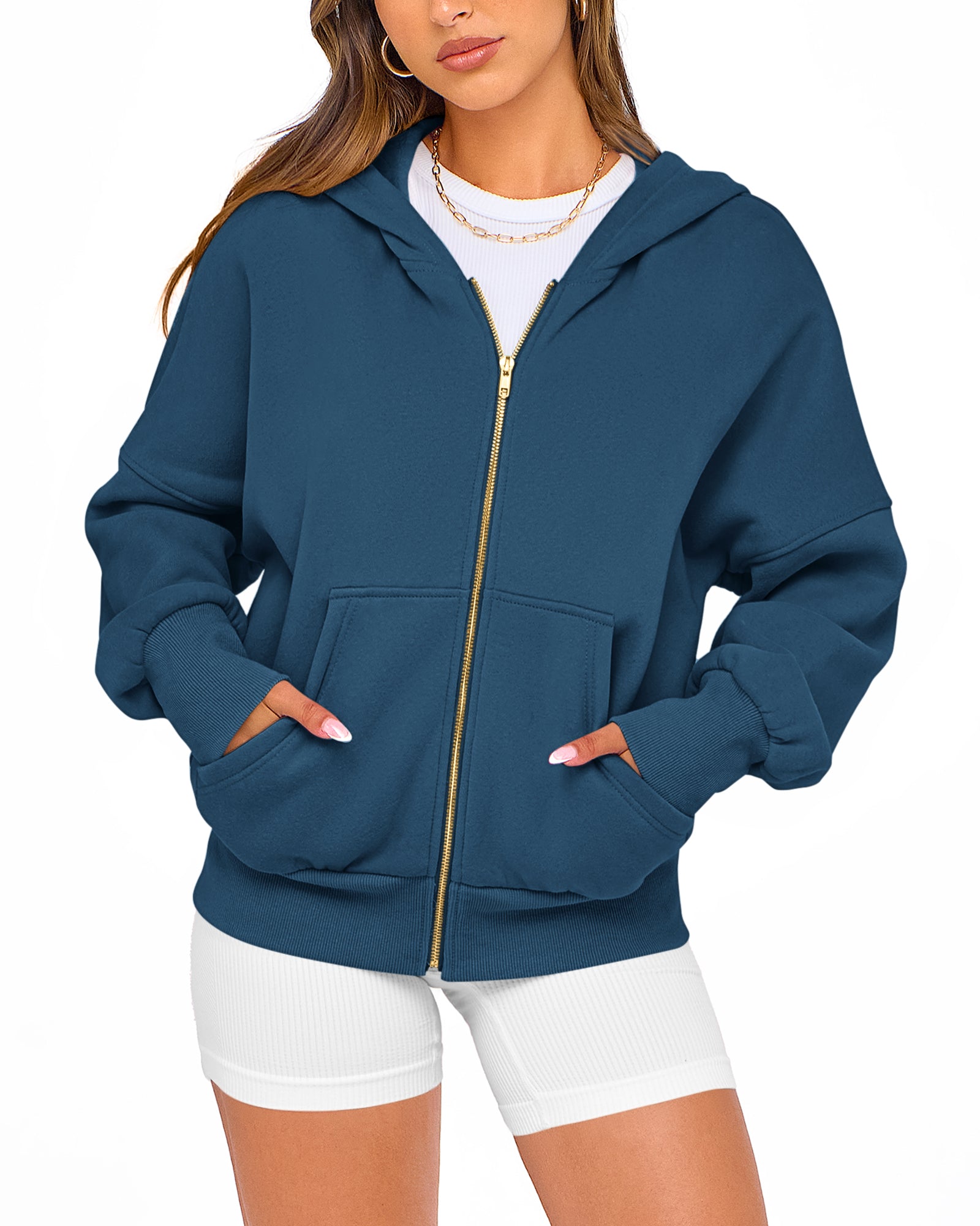 BTFBM Hoodies For Women Spring Clothing 2026 Long Sleeve Zip Up Fleece Fashion Sweatshirts Jacket Y2K Hoodie Fall Fashion