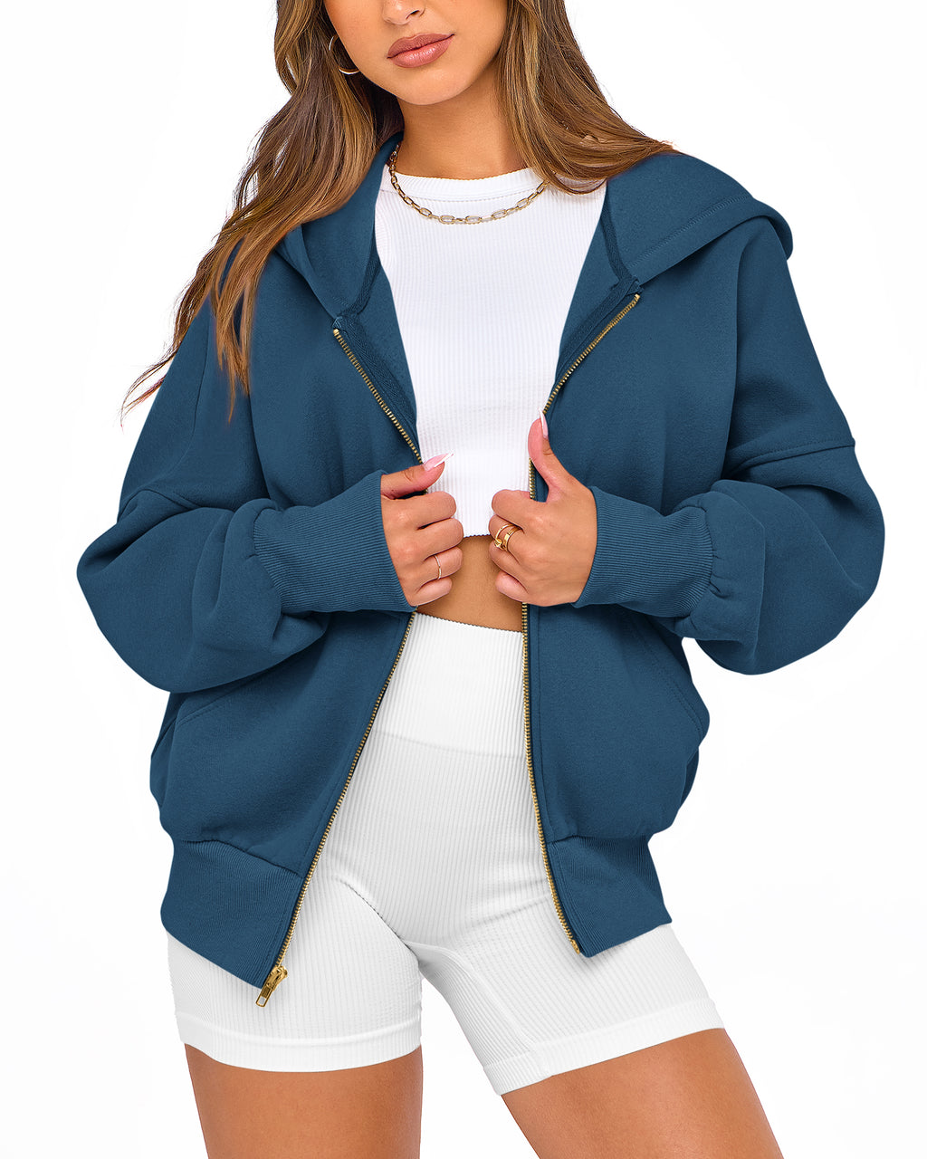 BTFBM Hoodies For Women Spring Clothing 2026 Long Sleeve Zip Up Fleece Fashion Sweatshirts Jacket Y2K Hoodie Fall Fashion