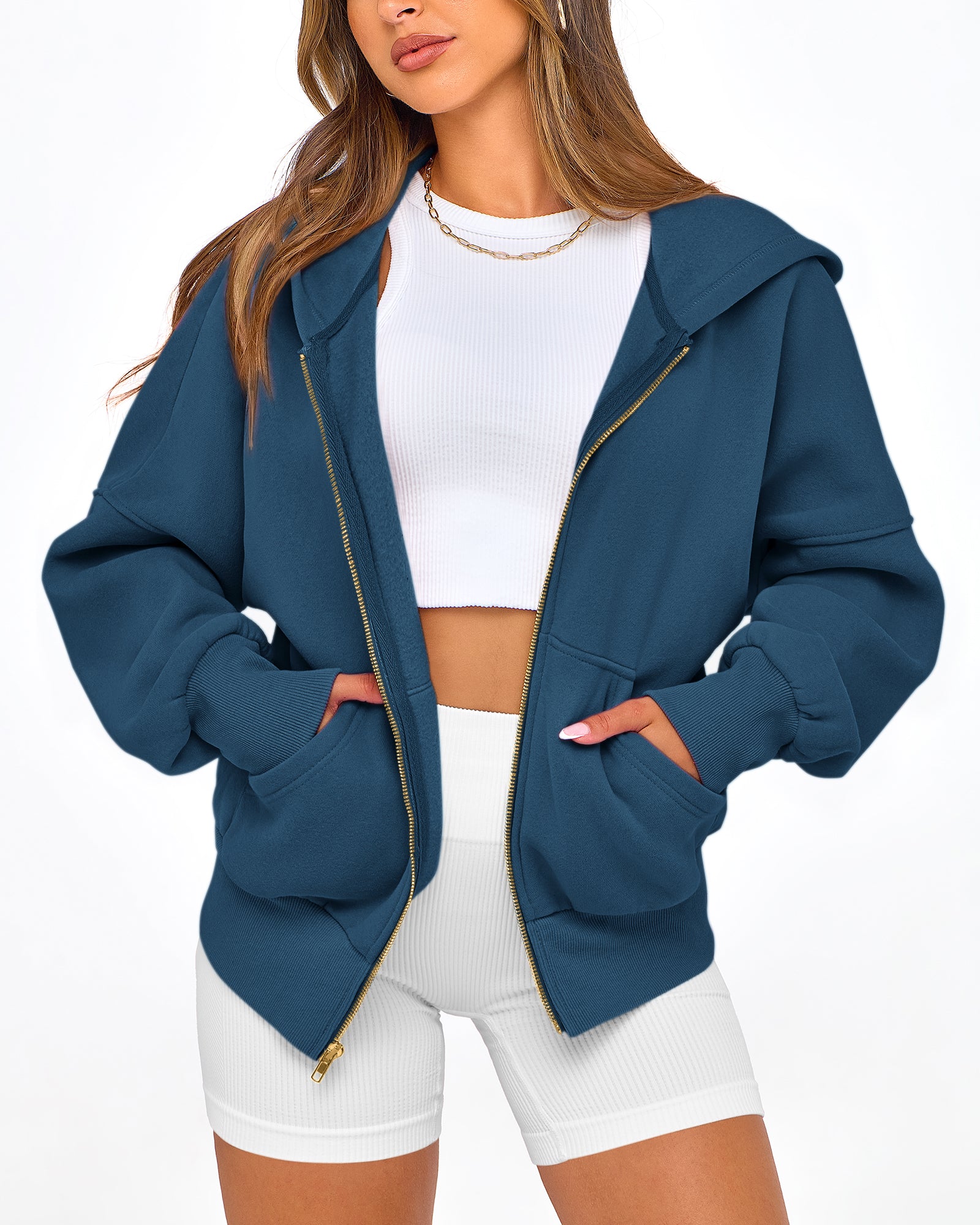 BTFBM Hoodies For Women Spring Clothing 2026 Long Sleeve Zip Up Fleece Fashion Sweatshirts Jacket Y2K Hoodie Fall Fashion