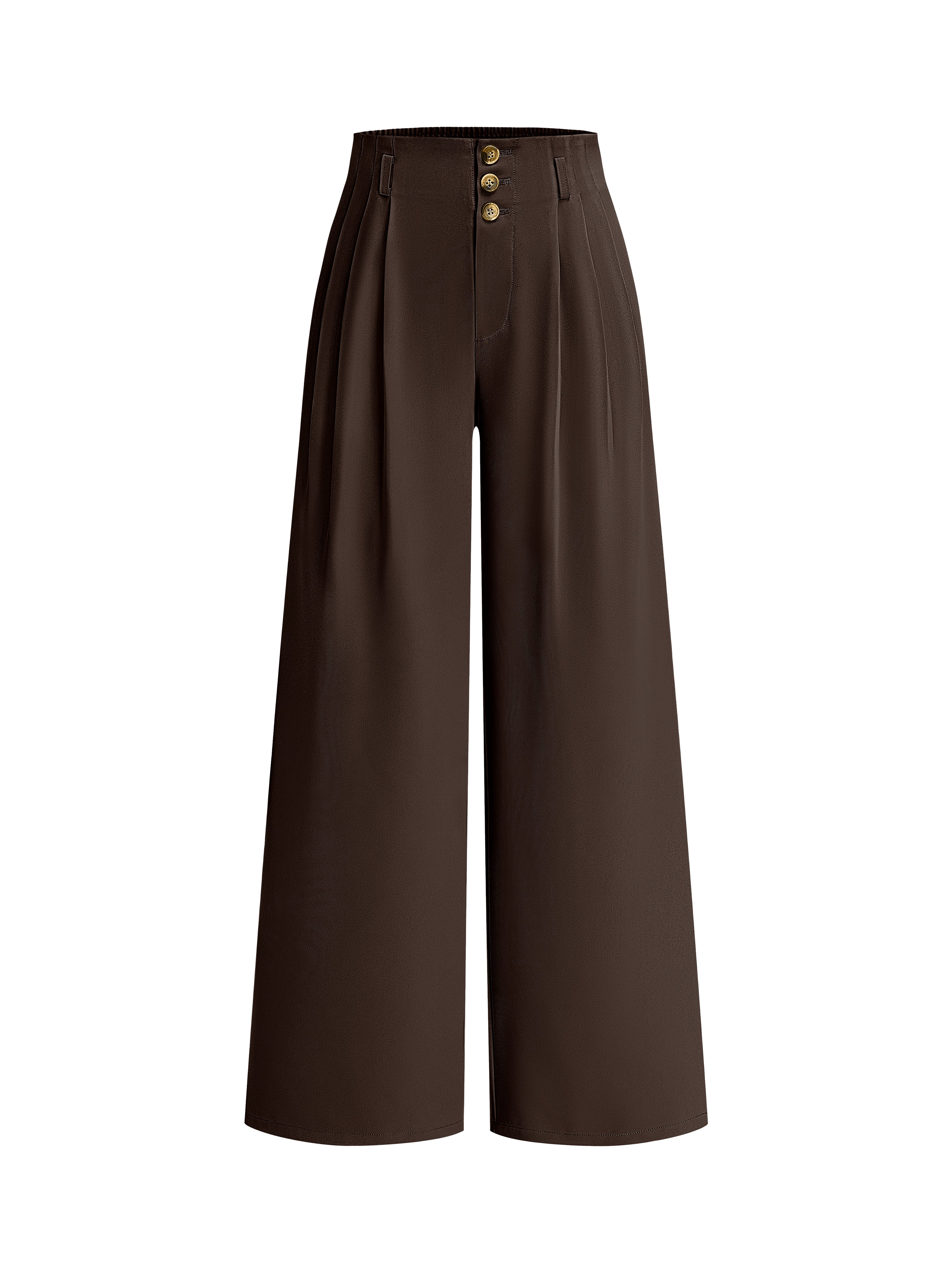 BTFBM Wide Leg Dress Pants Women Business Casual Outfits | Elastic High Waisted Palazzo Pants, Button Zip Up Closure, Pleated Office Work Trousers With Pockets, Fall Fashion 2026