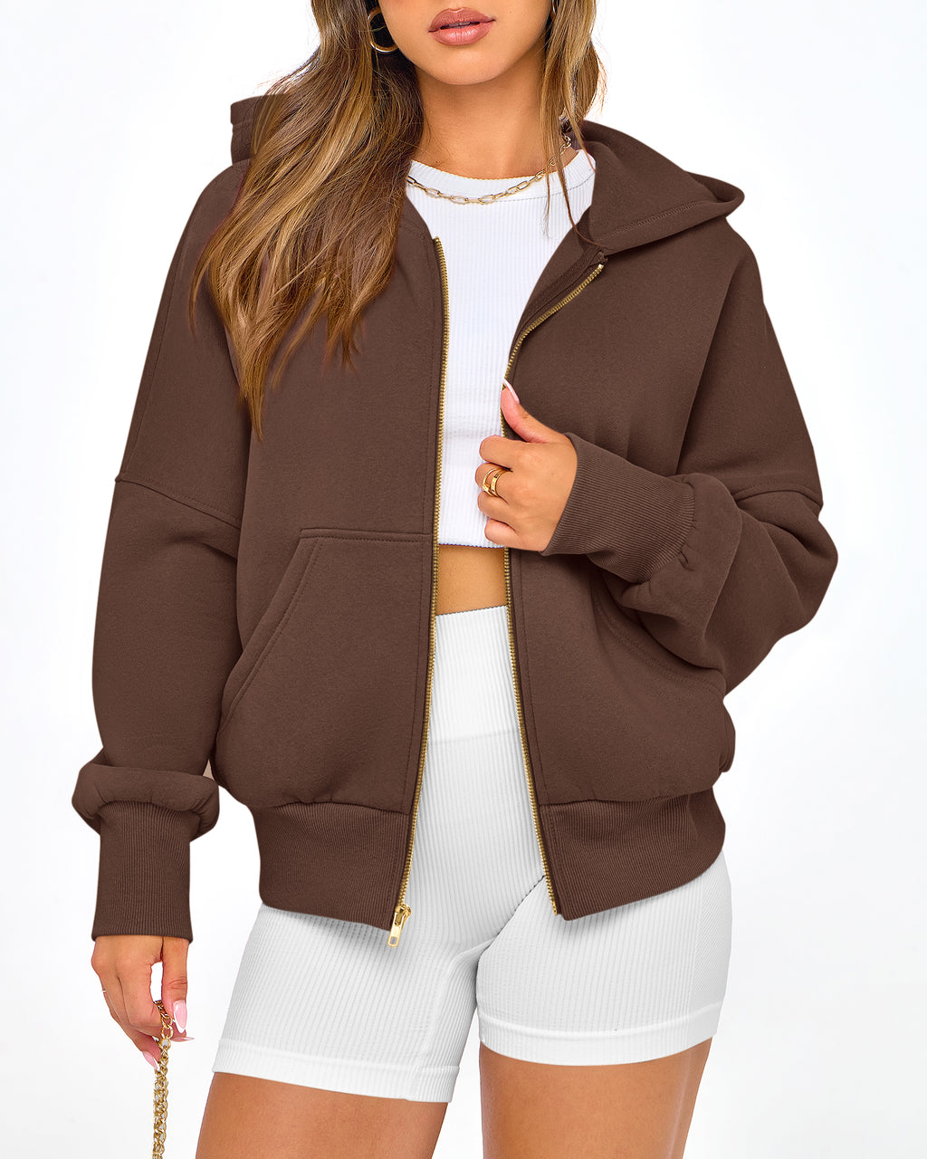 BTFBM Hoodies For Women Spring Clothing 2026 Long Sleeve Zip Up Fleece Fashion Sweatshirts Jacket Y2K Hoodie Fall Fashion
