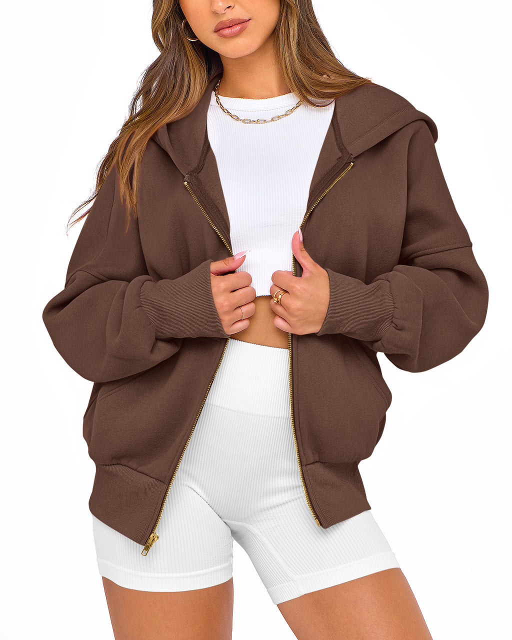 BTFBM Hoodies For Women Spring Clothing 2026 Long Sleeve Zip Up Fleece Fashion Sweatshirts Jacket Y2K Hoodie Fall Fashion