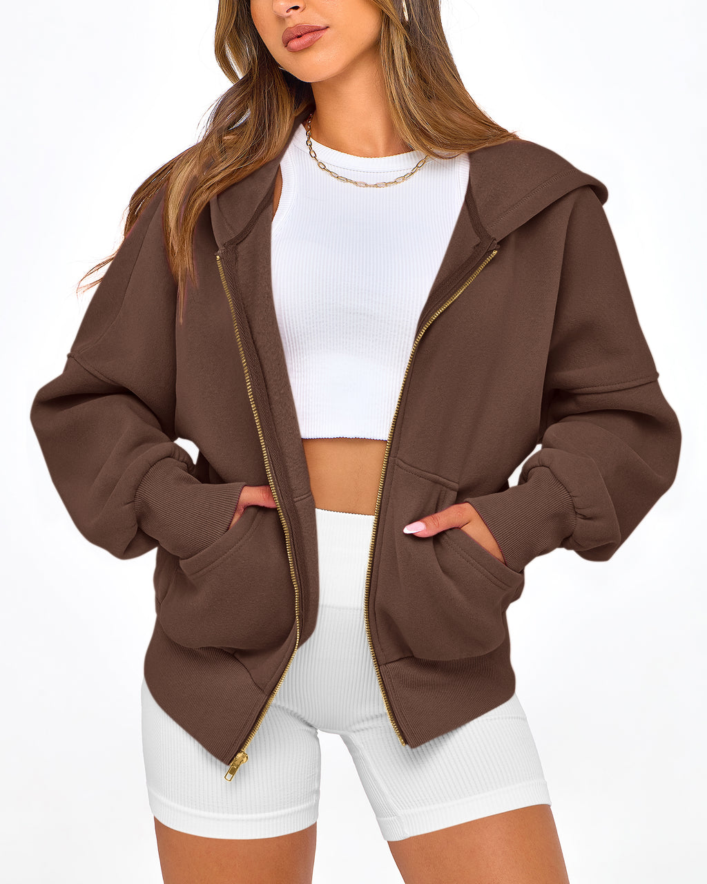 BTFBM Hoodies For Women Spring Clothing 2026 Long Sleeve Zip Up Fleece Fashion Sweatshirts Jacket Y2K Hoodie Fall Fashion