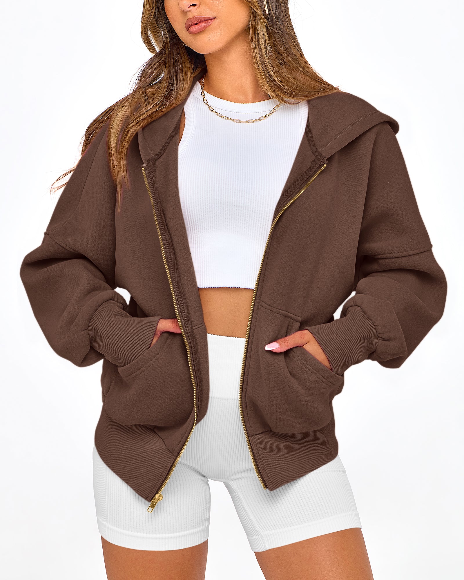 BTFBM Hoodies For Women Spring Clothing 2026 Long Sleeve Zip Up Fleece Fashion Sweatshirts Jacket Y2K Hoodie Fall Fashion
