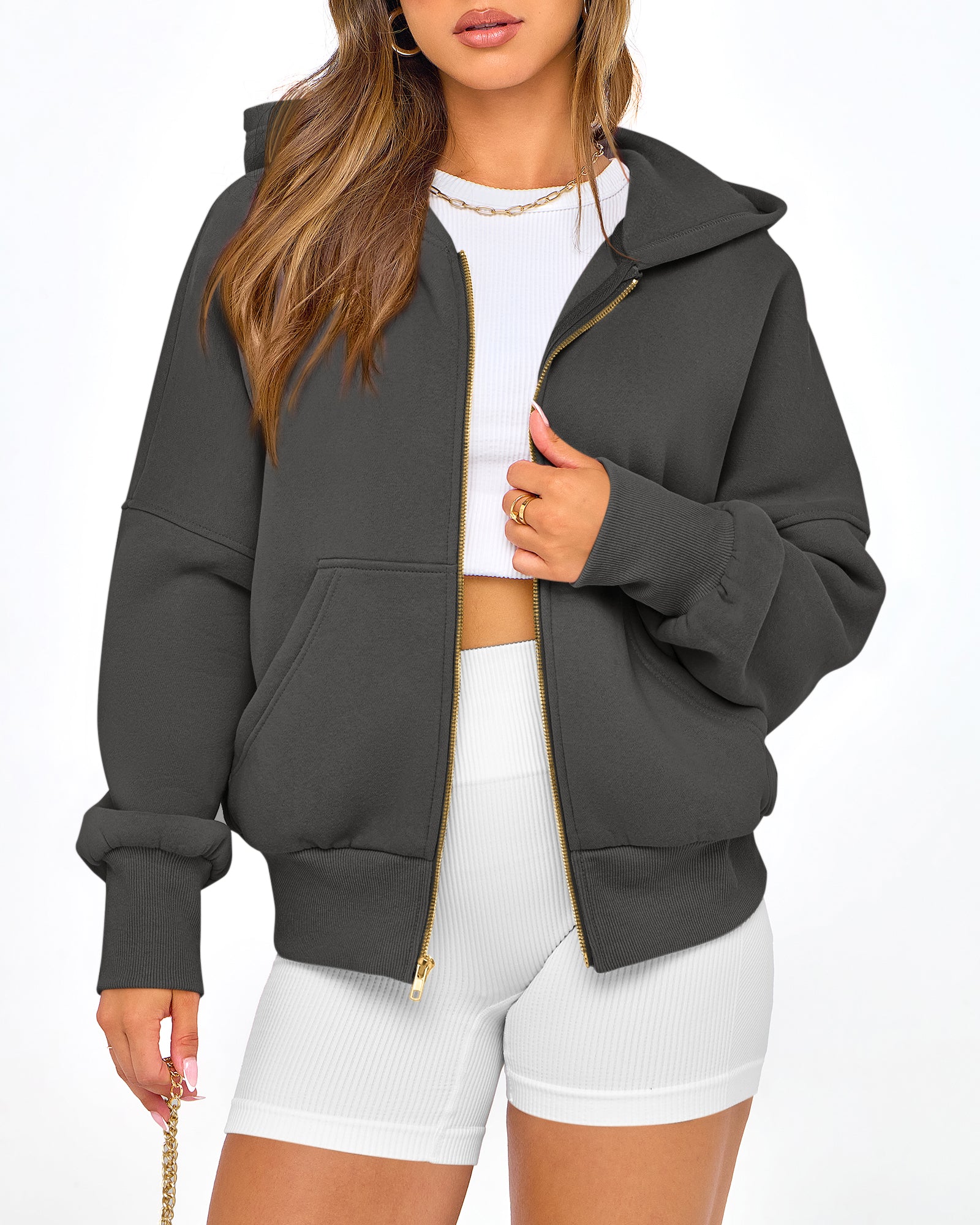 BTFBM Hoodies For Women Spring Clothing 2026 Long Sleeve Zip Up Fleece Fashion Sweatshirts Jacket Y2K Hoodie Fall Fashion