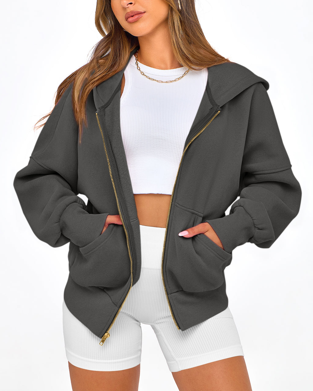 BTFBM Hoodies For Women Spring Clothing 2026 Long Sleeve Zip Up Fleece Fashion Sweatshirts Jacket Y2K Hoodie Fall Fashion