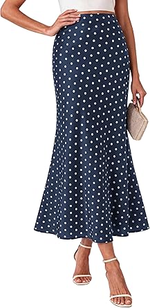 BTFBM Satin Maxi Skirts for Women 2026 Summer Spring Boho A Line High Waisted Cocktail Wedding Guest Party Silk Midi Skirt