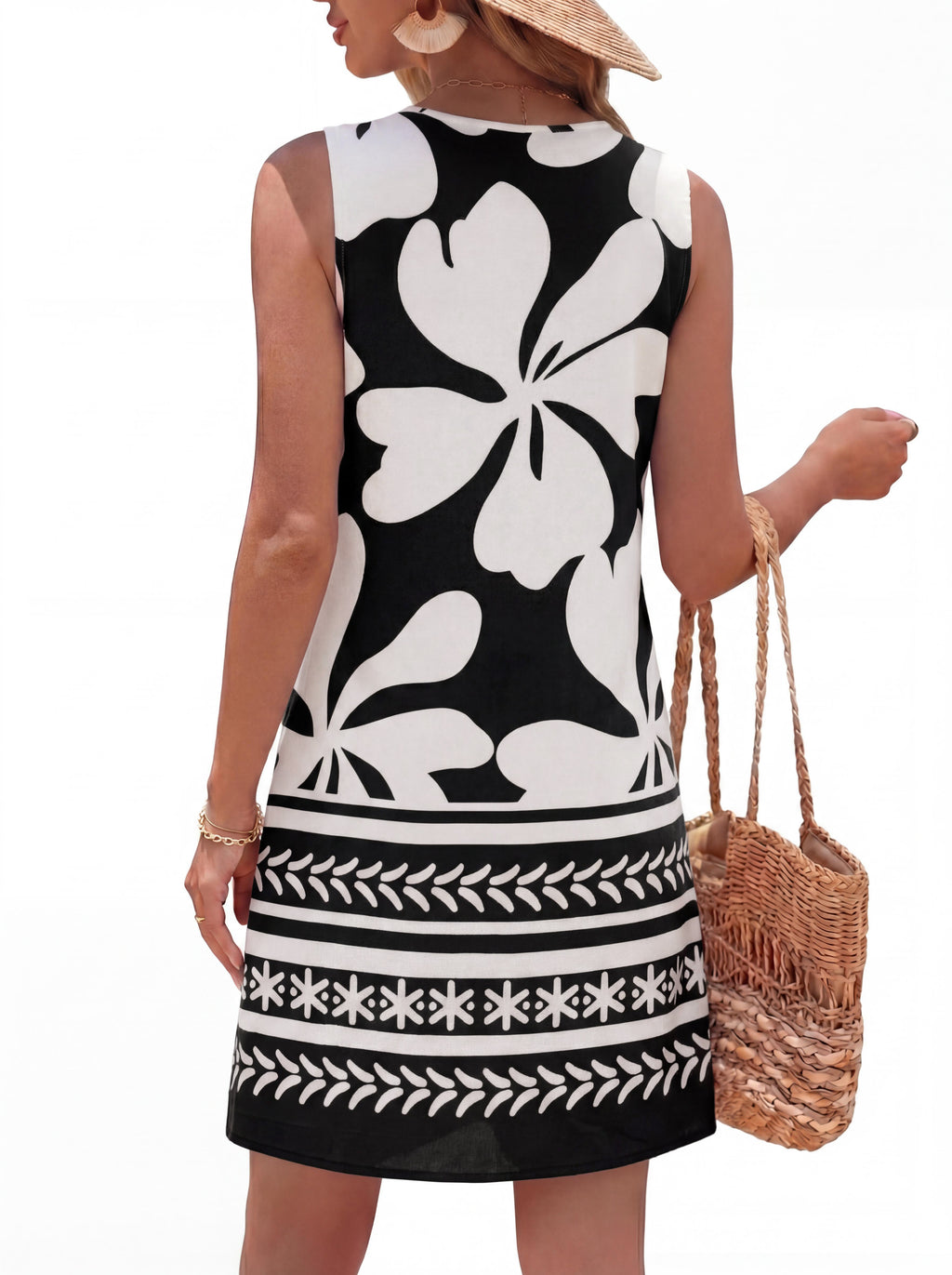 BTFBM Casual Summer Dresses for Women 2026 Spring Sleeveless Boho Floral Tank Mini Sun Dress Beach Vacation Sundresses