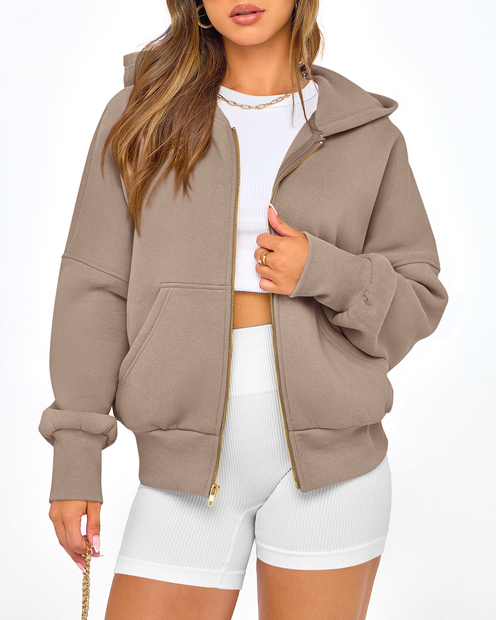 BTFBM Hoodies For Women Spring Clothing 2026 Long Sleeve Zip Up Fleece Fashion Sweatshirts Jacket Y2K Hoodie Fall Fashion