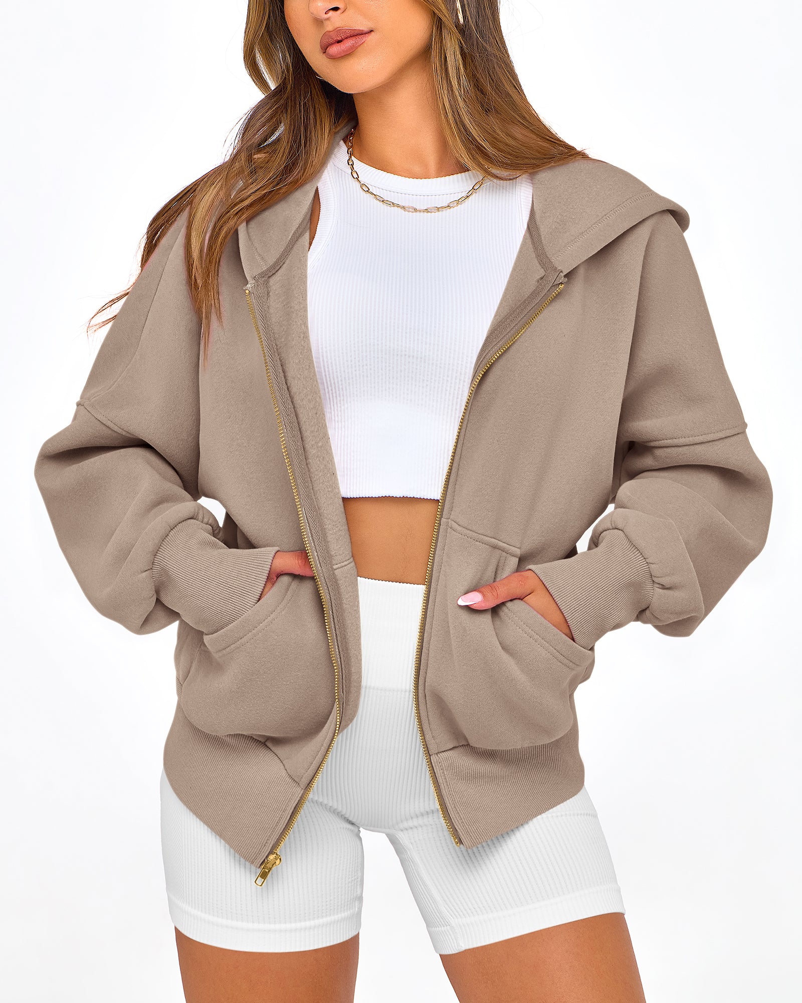BTFBM Hoodies For Women Spring Clothing 2026 Long Sleeve Zip Up Fleece Fashion Sweatshirts Jacket Y2K Hoodie Fall Fashion