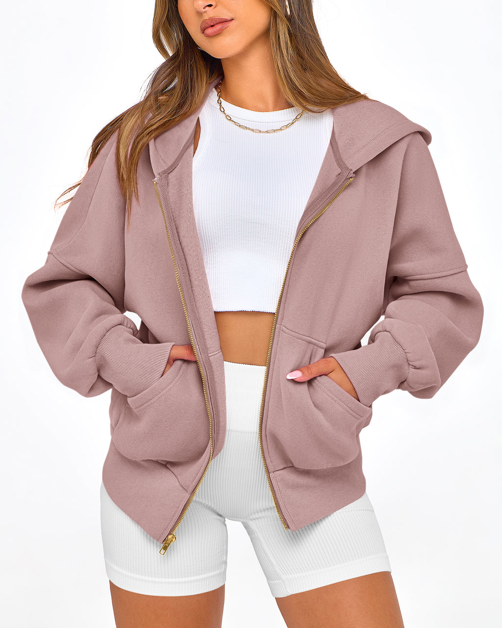 BTFBM Hoodies For Women Spring Clothing 2026 Long Sleeve Zip Up Fleece Fashion Sweatshirts Jacket Y2K Hoodie Fall Fashion