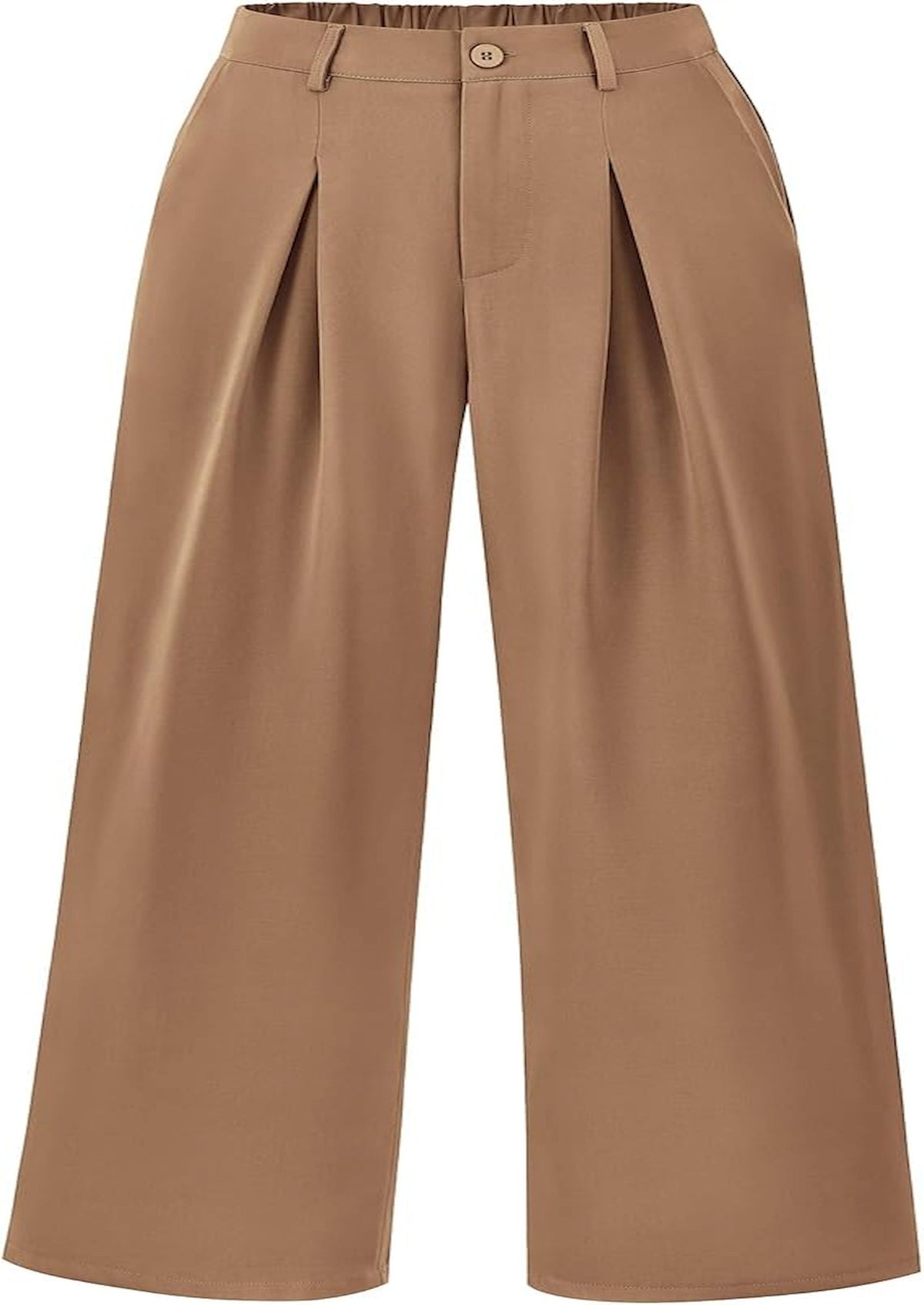 BTFBM Women High Waist Palazzo Pants Summer 2026 Casual Wide Leg Trousers Loose Work Office Business Suit Pant Pockets