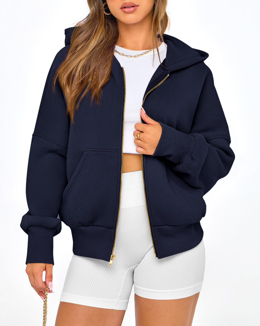 BTFBM Hoodies For Women Spring Clothing 2026 Long Sleeve Zip Up Fleece Fashion Sweatshirts Jacket Y2K Hoodie Fall Fashion