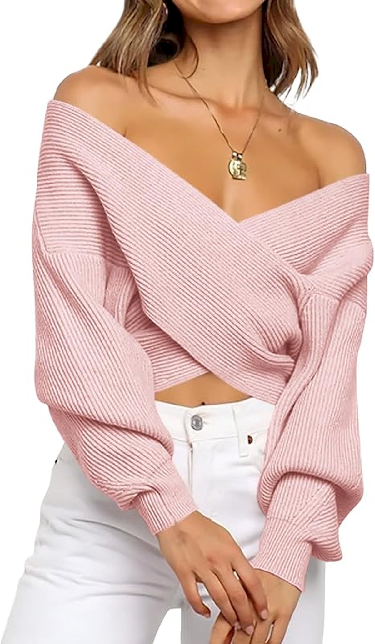 BTFBM Off The Shoulder Fall Sweaters for Women