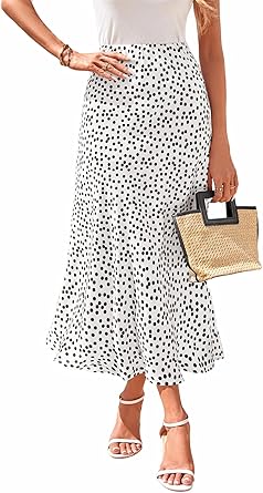 BTFBM Satin Skirts for Women 2025 Fall Winter High Waisted A-Line Leopard Print Floral Cocktail Wedding Silk Midi Skirt