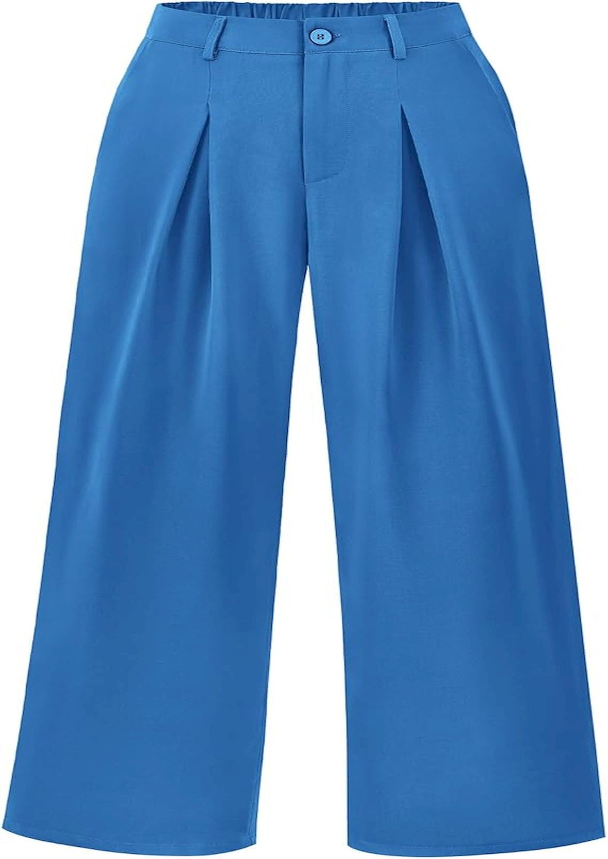 BTFBM Women High Waist Palazzo Pants Summer 2026 Casual Wide Leg Trousers Loose Work Office Business Suit Pant Pockets