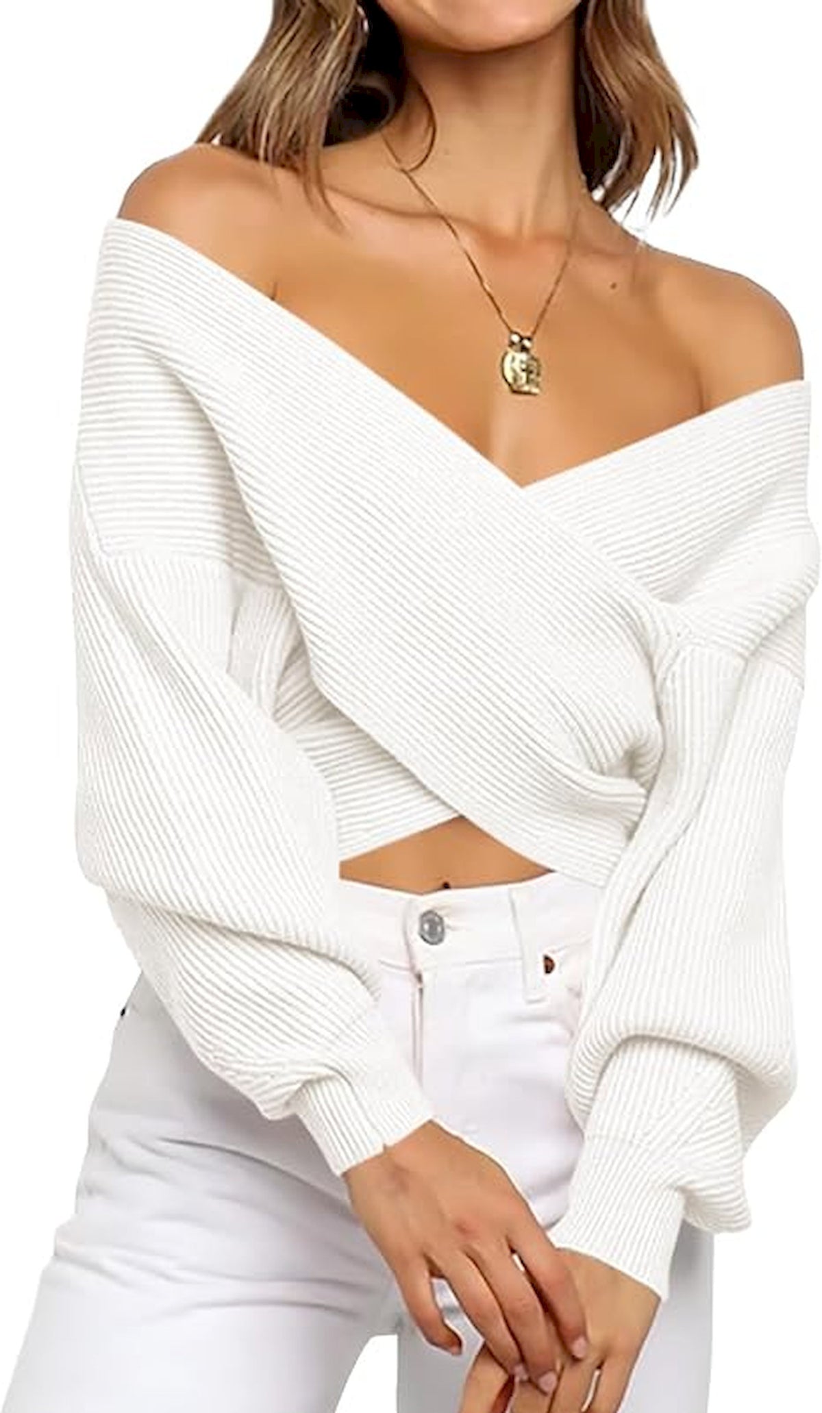 BTFBM Off The Shoulder Fall Sweaters for Women
