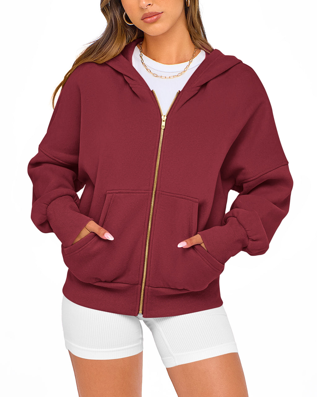 BTFBM Hoodies For Women Spring Clothing 2026 Long Sleeve Zip Up Fleece Fashion Sweatshirts Jacket Y2K Hoodie Fall Fashion