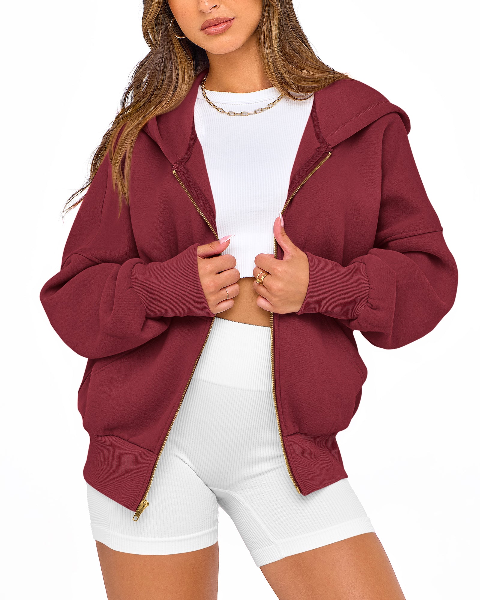 BTFBM Hoodies For Women Spring Clothing 2026 Long Sleeve Zip Up Fleece Fashion Sweatshirts Jacket Y2K Hoodie Fall Fashion